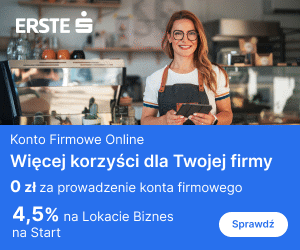 Erste Bank – Konto Firmowe Online: Polecam mój bank – edycja 15