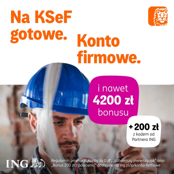 ING – Konto Direct dla Firmy / Pakiety dla Firm: Bonus 200 zł polecenia. Edycja 3.